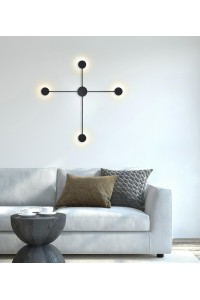 MOOSEE lampa ścienna SHADOW 4 CLOSE czarna