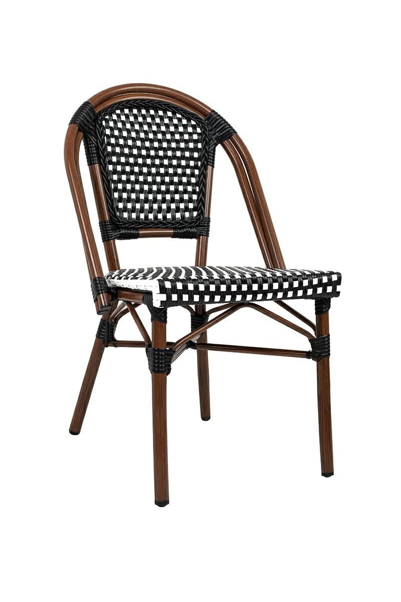 Krzesło ogrodowe CAFE PARIS brązowe       rattan