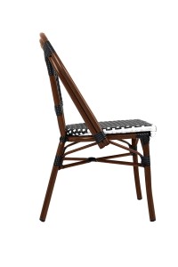 Krzesło ogrodowe CAFE PARIS brązowe       rattan