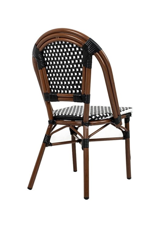 Krzesło ogrodowe CAFE PARIS brązowe       rattan