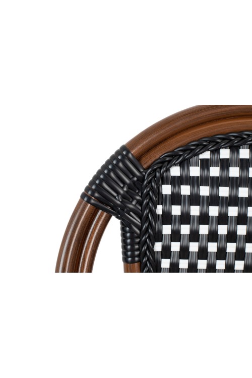 Krzesło ogrodowe CAFE PARIS brązowe       rattan