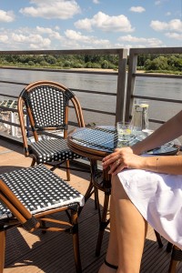 Krzesło ogrodowe CAFE PARIS brązowe       rattan