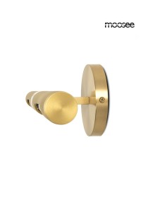 MOOSEE lampa ścienna CRUDO złota