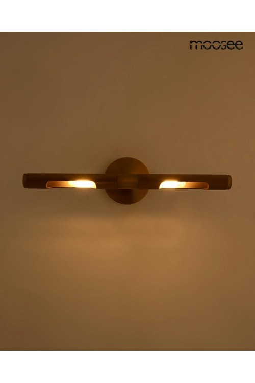 MOOSEE lampa ścienna CRUDO złota