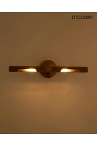 MOOSEE lampa ścienna CRUDO złota