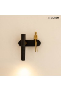 MOOSEE lampa ścienna BOY TUBE L czarna