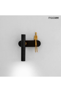 MOOSEE lampa ścienna BOY TUBE L czarna