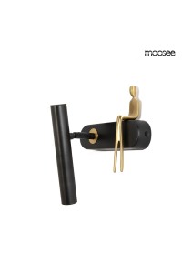 MOOSEE lampa ścienna BOY TUBE L czarna