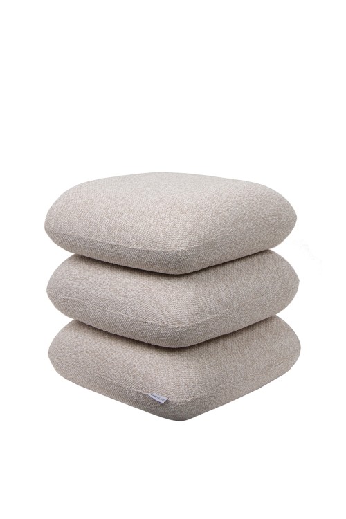 Pufa STONES beżowa
