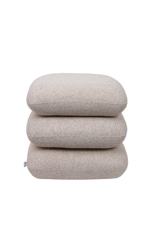 Pufa STONES beżowa