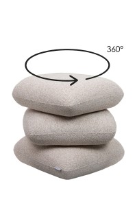 Pufa STONES beżowa