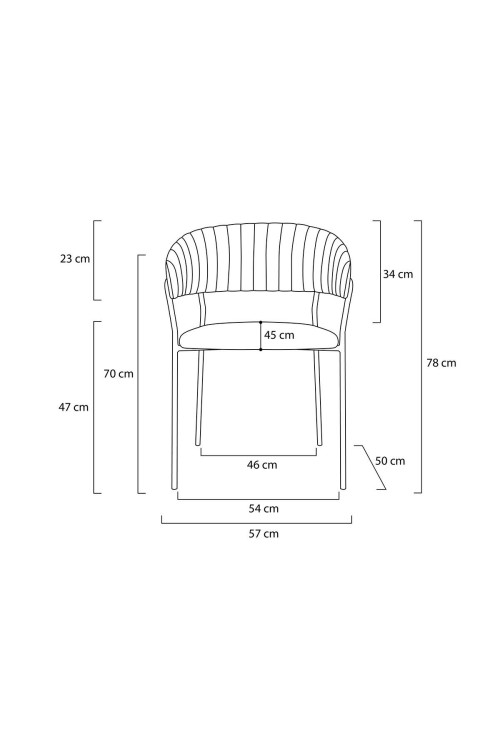 Krzesło MARGO ciemny niebieski - welur, podstawa złota
