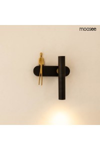 MOOSEE lampa ścienna BOY TUBE R czarna