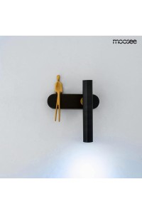 MOOSEE lampa ścienna BOY TUBE R czarna