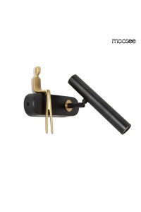 MOOSEE lampa ścienna BOY TUBE R czarna