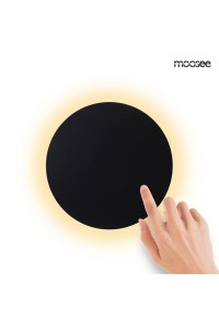MOOSEE lampa ścienna SHADOW SUN 25 czarna