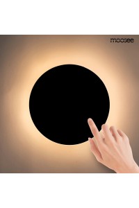MOOSEE lampa ścienna SHADOW SUN 25 czarna