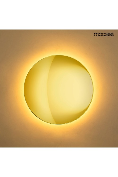 MOOSEE lampa ścienna SHADOW SUN 25 złota
