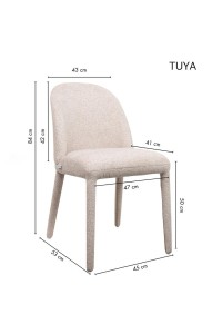 Krzesło TUYA beżowe