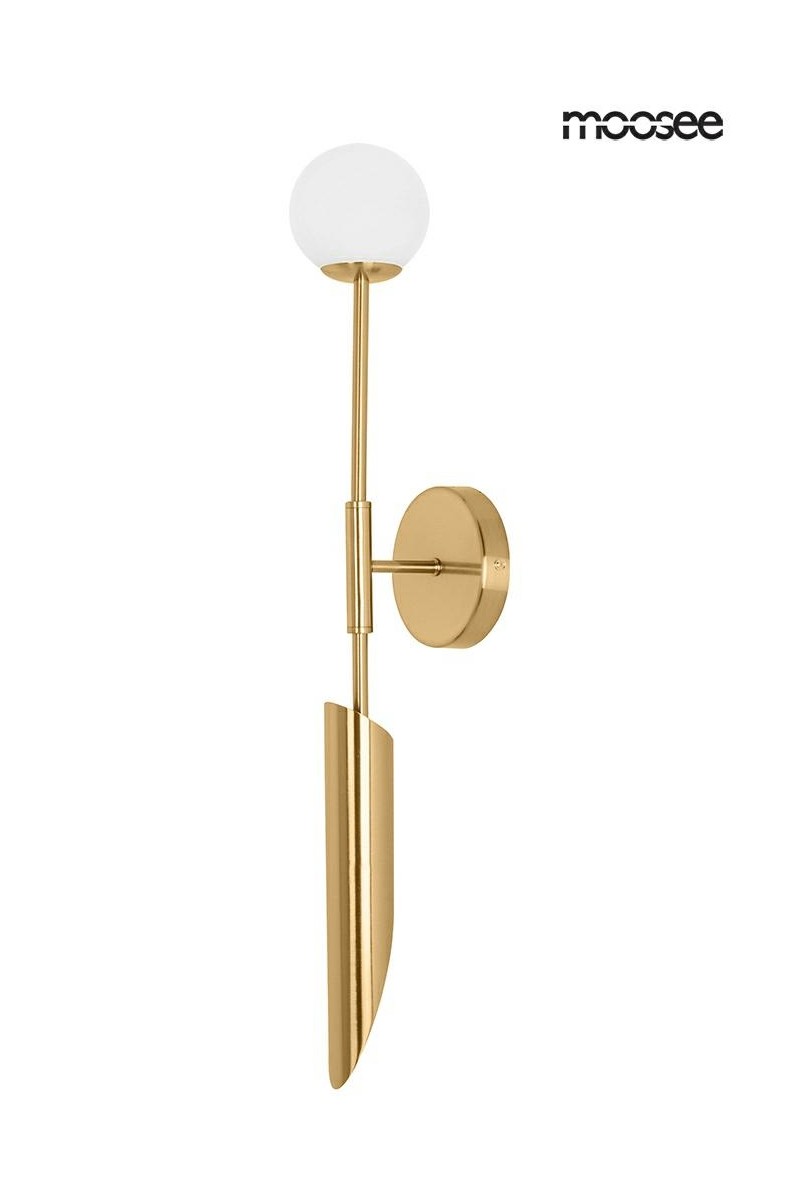 MOOSEE lampa ścienna LUCCA złota