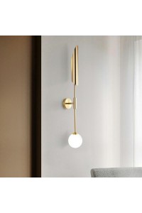 MOOSEE lampa ścienna LUCCA złota