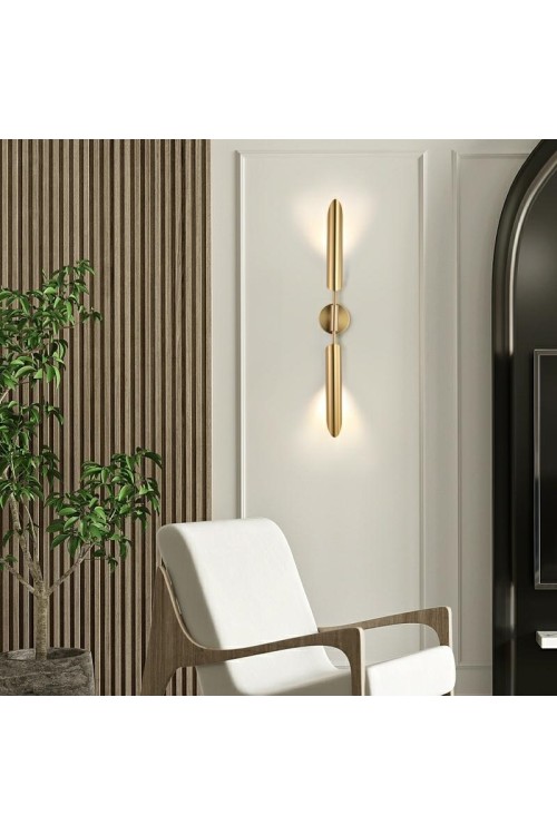 MOOSEE lampa ścienna LOCCA złota