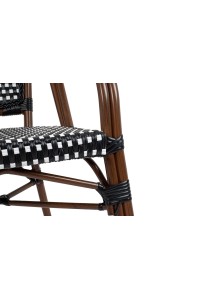 Krzesło ogrodowe CAFE PARIS ARM brązowe   rattan