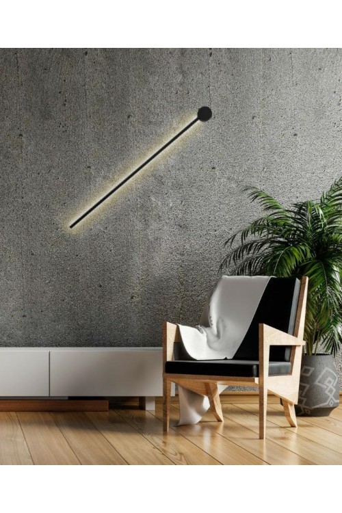 MOOSEE lampa ścienna OMBRE 60 czarna