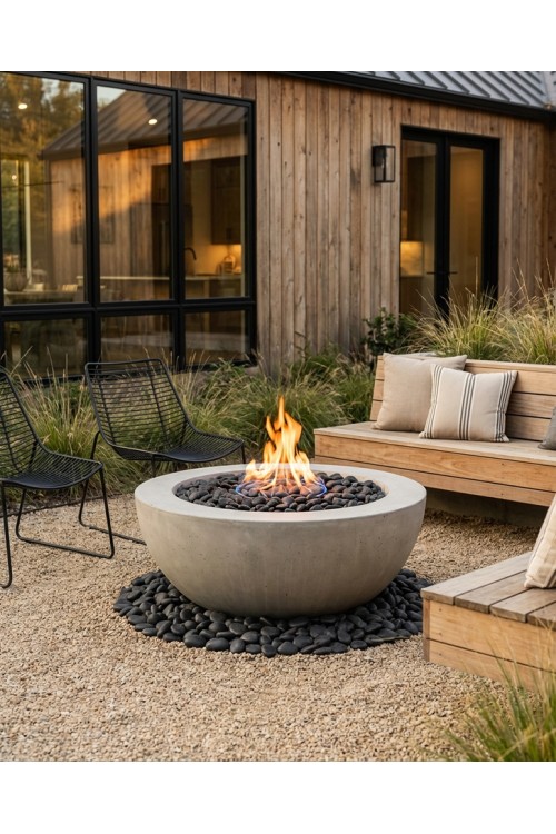 Kamień OTOCZAK 3-5 cm 10 kg polerowany    czarny