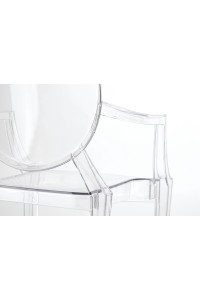 Krzesło LOUIS transparentne - poliwęglan