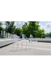 Krzesło VICTORIA transparentne - poliwęglan