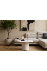 Stolik kawowy matello Ø67 cm — nowoczesna elegancja i minimalistyczna forma
