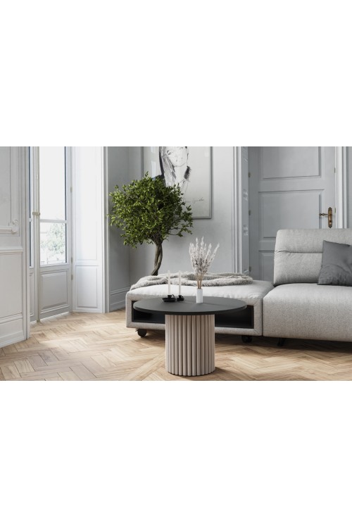 Stolik kawowy matello Ø67 cm — nowoczesna elegancja i minimalistyczna forma