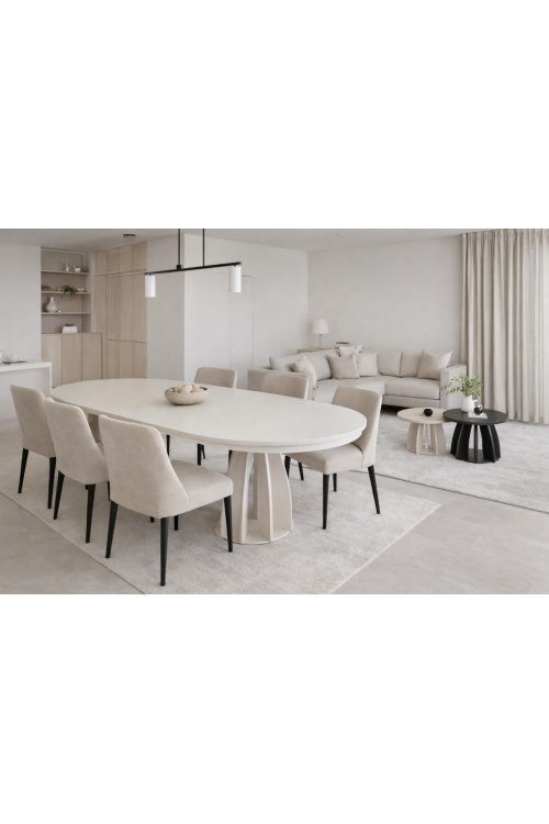 Zestaw 2 stolików kawowych lamello — nowoczesny design inspirowany lamelami