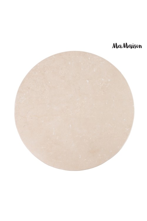 MaMaison stolik kawowy RONDA 80 drewno    mango / marmur