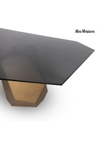 MaMaison stół jadalniany CELESTE 240      złoty / czarny