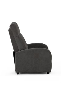 Fotel wypoczynkowy rozkładany RELAX       PREMIUM ciemny szary