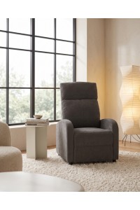 Fotel wypoczynkowy rozkładany RELAX       PREMIUM ciemny szary