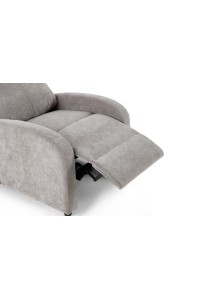 Fotel wypoczynkowy rozkładany RELAX       PREMIUM jasny szary