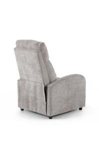Fotel wypoczynkowy rozkładany RELAX       PREMIUM jasny szary