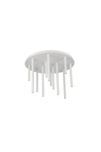 AZZARDO lampa sufitowa / plafon ILIOS 12  TOP 3-STEP DIMM biała