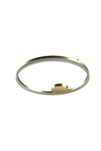 AZZARDO lampa sufitowa / plafon HALO TOP  120 CCT DIMM GO + REMOTE CONTROL złota