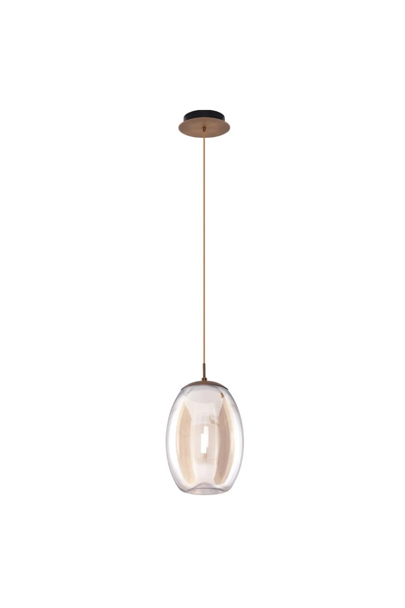 AZZARDO lampa wisząca HELENA B mosiądz