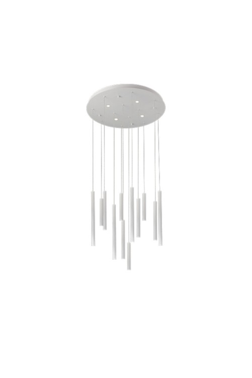 AZZARDO lampa wisząca ILIOS 12 3-STEP     DIMM biała