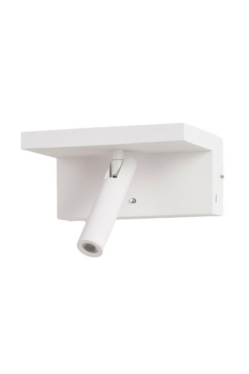 AZZARDO lampa ścienna HYLLA WALL NFC      CHARGER biała