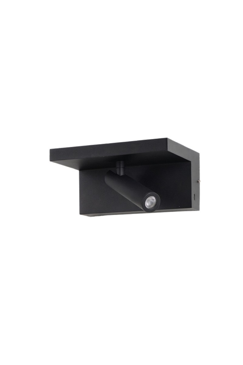 AZZARDO lampa ścienna HYLLA WALL NFC      CHARGER czarna