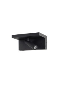 AZZARDO lampa ścienna HYLLA WALL NFC      CHARGER czarna