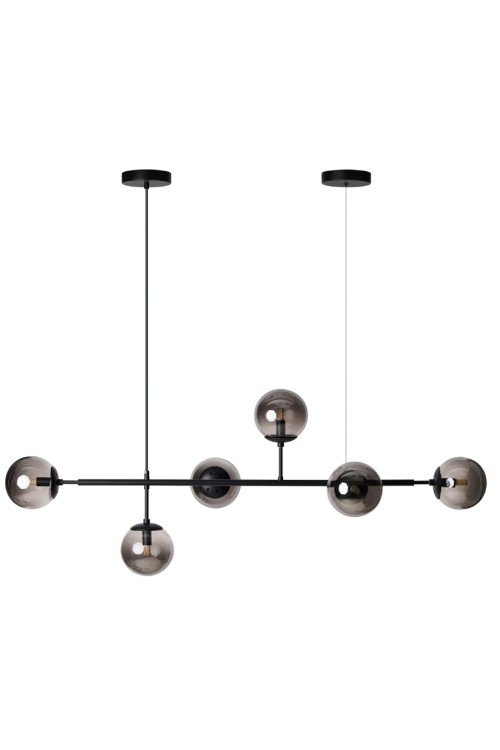 AZZARDO lampa wisząca HELIOS 6 czarna