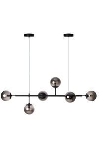 AZZARDO lampa wisząca HELIOS 6 czarna