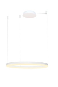 AZZARDO lampa wisząca HALO 80 biała